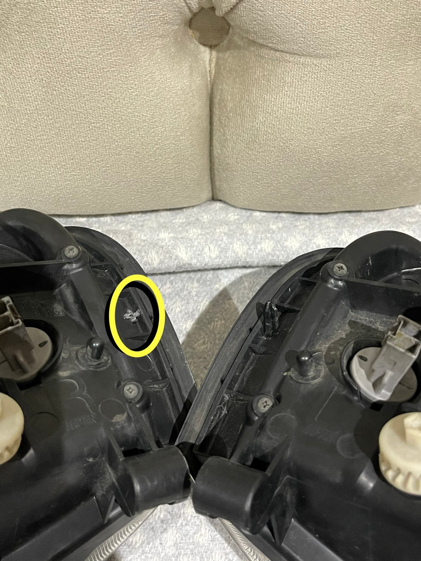 R34 SKYLINE SERIES 1 BLACK INNER HEADLIGHTS