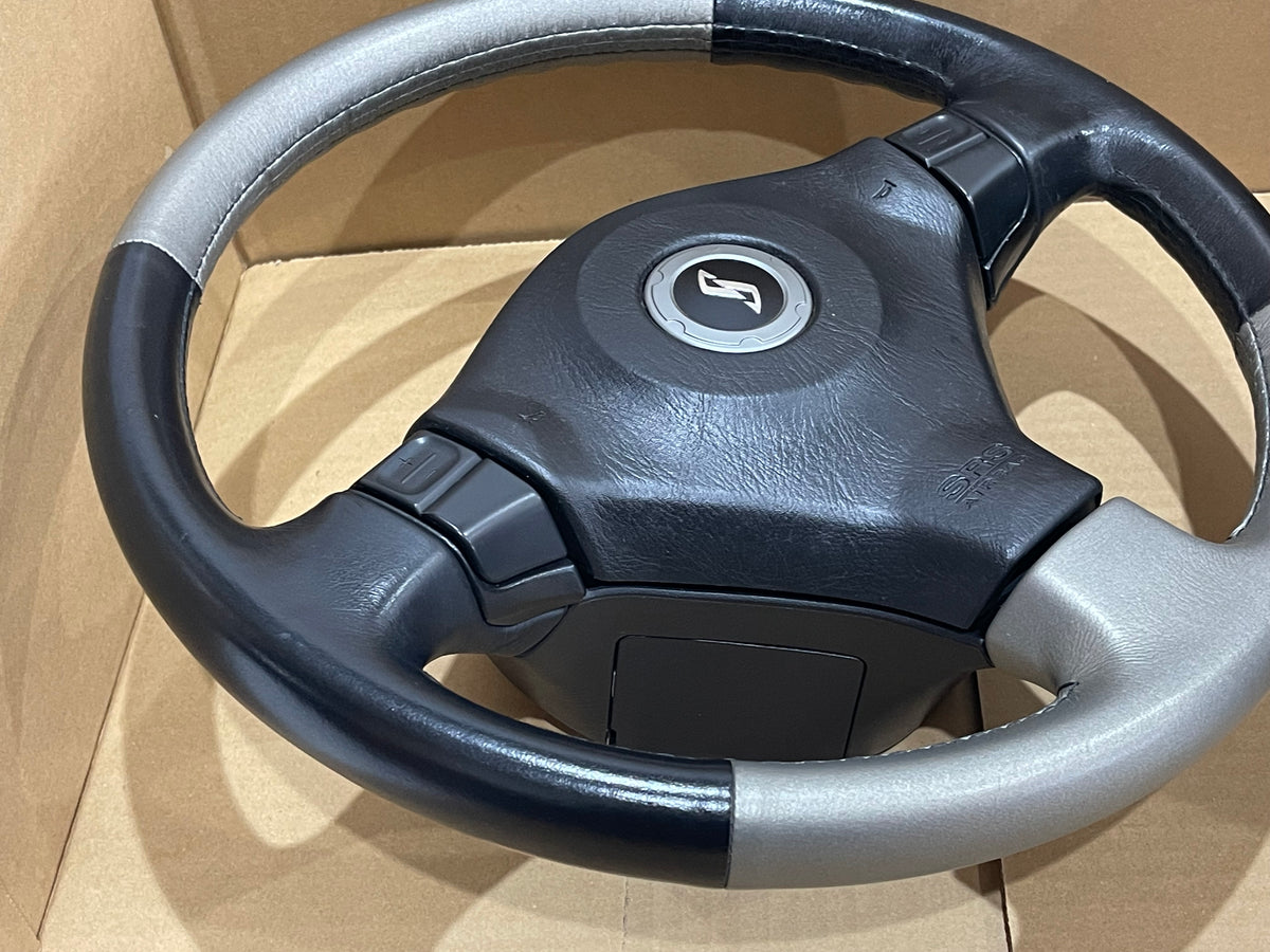NISSAN SKYLINE R34 GT GTT AUTO STEERING WHEEL MINT (W24)