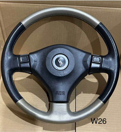 NISSAN SKYLINE R34 SERIES-2 STEERING WHEEL (W26)