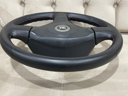R34 GTR RED STICH STEERING WHEEL