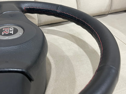 R34 GTR RED STICH STEERING WHEEL
