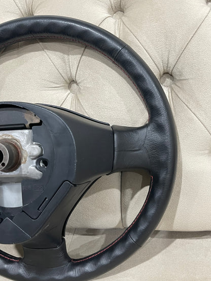 R34 GTR RED STICH STEERING WHEEL