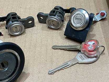 SKYLINE R34 GT GTT IGNITION BARREL AND THE LOCKS