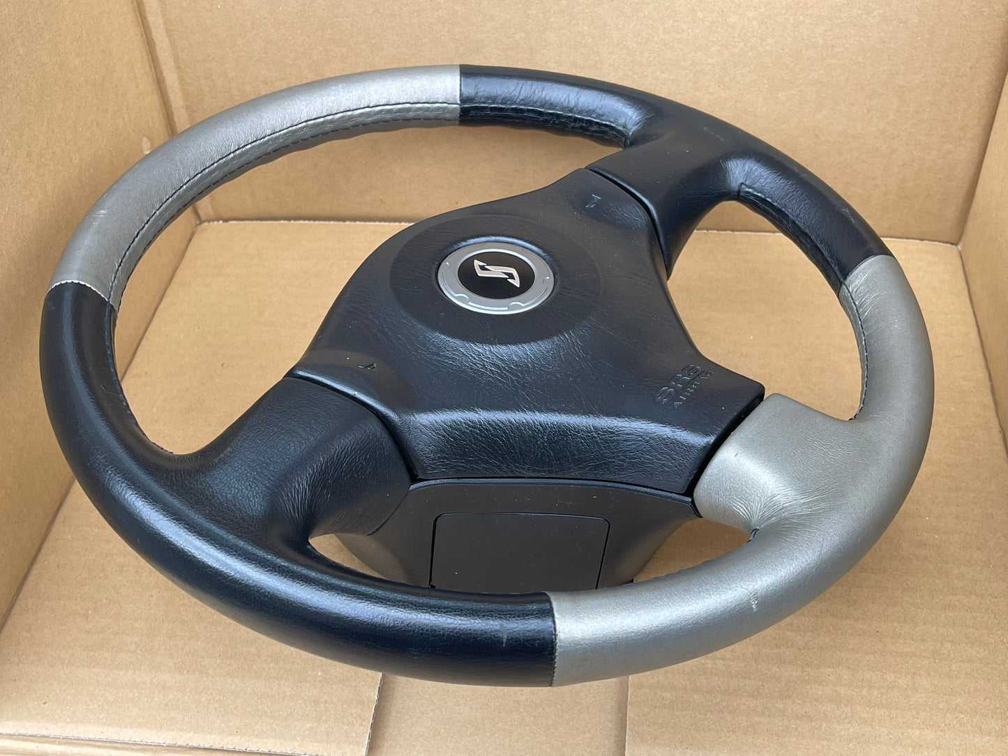 Nissan Skyline R34 GTR Red Stitching GTT Series 2 Manual Steering Wheel (W32